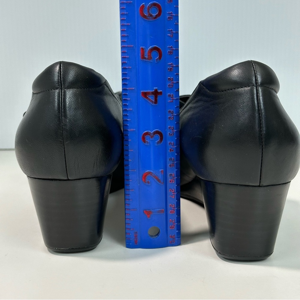 Rockport Womens Size 9.5 M Black Leather Criss Cross Soft Wedge Shoes 10… - Picture 8 of 14